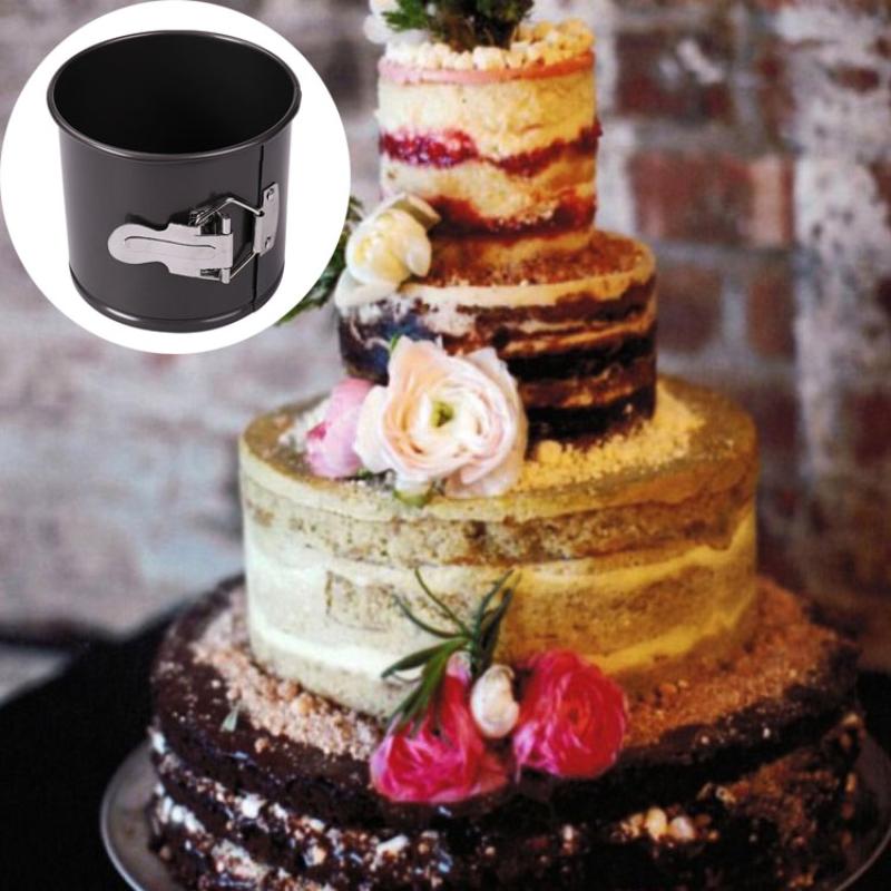 Removable Bottom Kitchen Accessories Carbon Steel Cakes Molds Round Cake Pan Ring Bakeware Non-Stick Bake Mould
