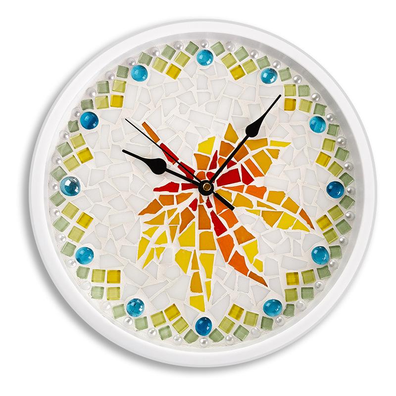 DIY Handmade Wall Clock Kit – Creative Collage for Children and Adults