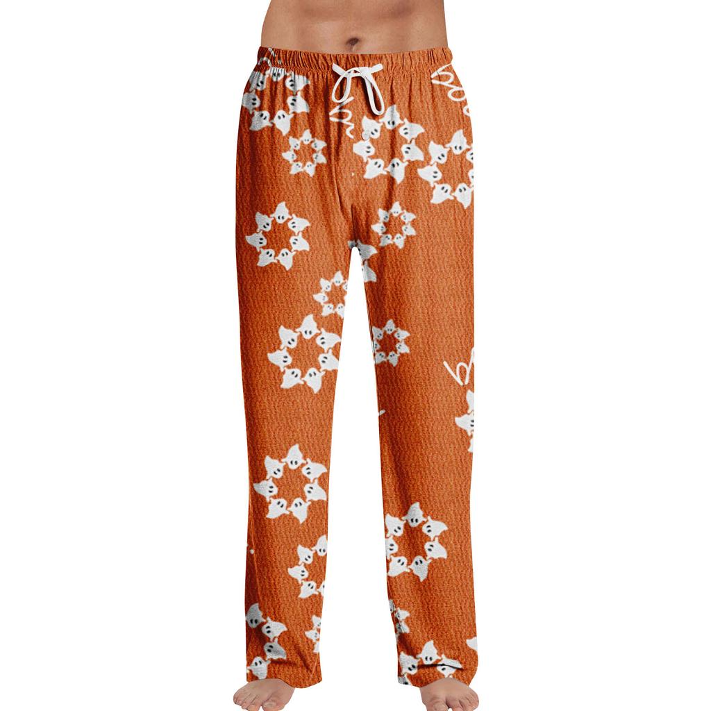 Anime-Pyjamahose, Nachtwäsche, lässige Hose mit Kordelzug und elastischer Taille, bequeme, gerade, lockere Yoga-Hose