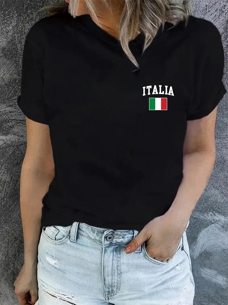 2024 Ciao Italian Creativity Graphic TShirt Unisex Summer Original Noble Girls Bestselling Fashion Tops ladies Shirt