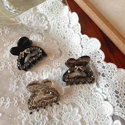 Korean Butterfly Hair Claw for Women, High-End Acrylic Hairpin with Minimalist and Elegant Style, Side Hair Clip