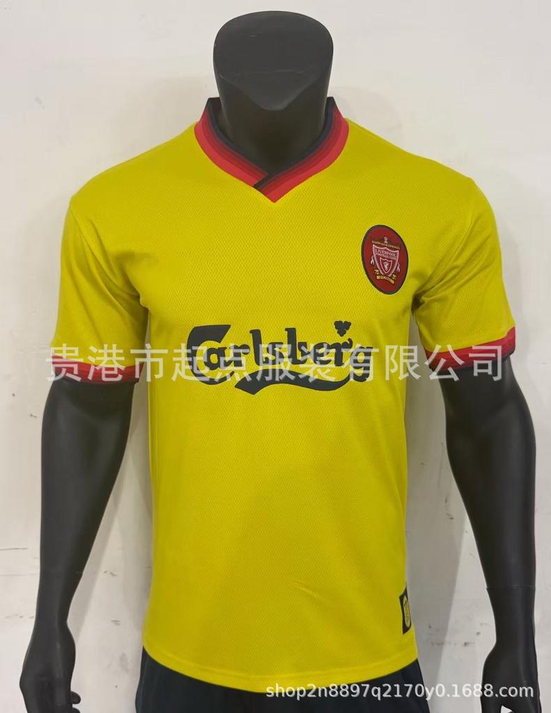 Voetbalclub Liverpool Vintage Shirt Thuis Champions League Editie Real Madrid Thuisshirt Klassiek Vintage Voetbalshirt