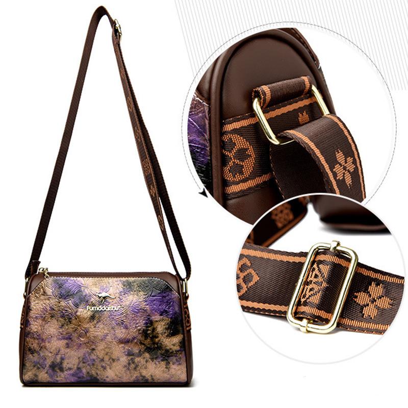 Women High Quality Soft PU Leather Shoulder Bags Luxury Designer Purses Crossbody Bag Ladies Vintage Messenger Commuting Bag