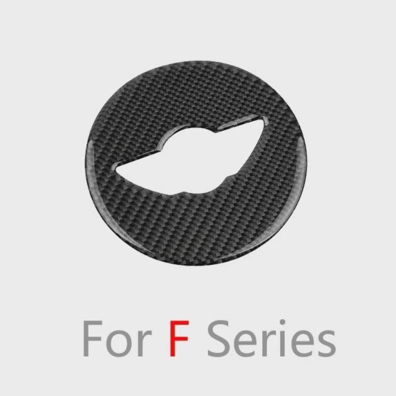 

Углеродное волокно, центральная автомобильная наклейка на руль автомобиля для Cooper R55 R56 R60 R61 F55 F56 F60 Clubman Countryman, аксессуары For F series