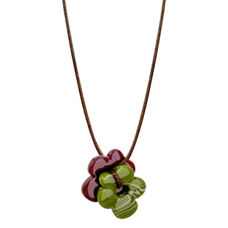VVV Unbalanced Daisy Pendant String Necklace
