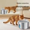 Smart Wireless Pet Water Fountain with Infrared Sensor and Auto Circulation - Stainless Steel Dog Water Dispenser