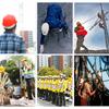 Sicherheitshüte Schutzhelm Bauarbeiter Sicherheitshüte für Arbeiten in der Luft