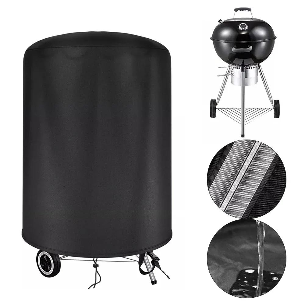 For Raweao Kettle BBQ Cover For Weber 57Cm Waterproof Barbecue Cover Round BBQ Outdoor Cooking Dust And Waterproof Cover
