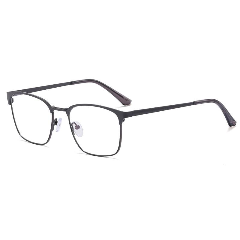 High Quality Men's Reading Glasses Square Full Frame Anti-blue Light Farsighted Eyeglasses Optical Lens Business Eyewear Okulary