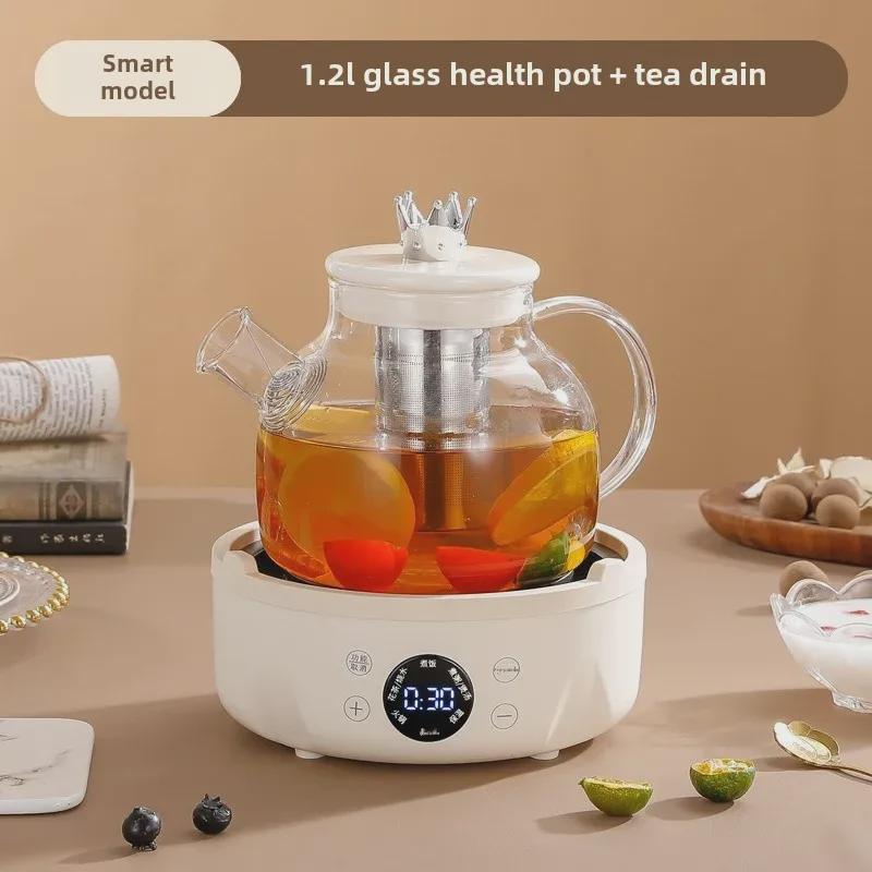 Multifunkční skleněná konvice na čaj: Kompaktní design pro domácnost nebo kancelář