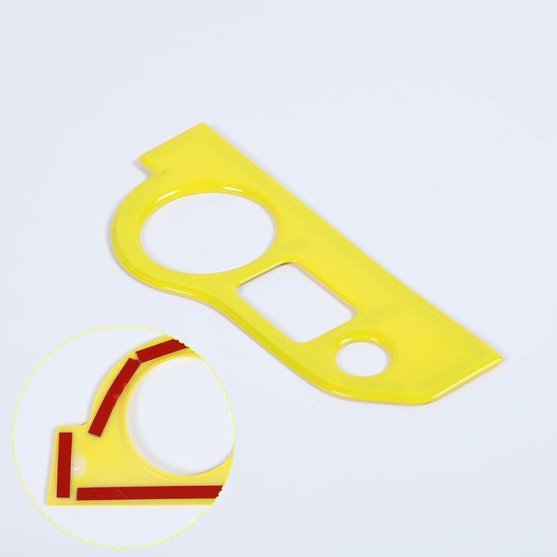 

Voodonala для Challenger Charger Накладка на ручку кнопки управления переключателями фар из настоящего углеродного волокна для 2015-2025+ Dodge Challenger, для 2010-2024+ жёлтый