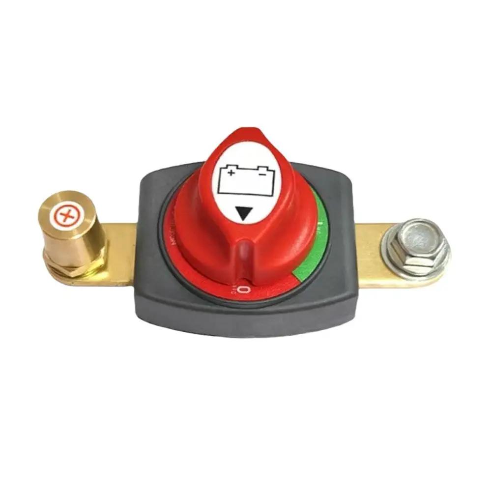 New Top Post Battery Disconnect Isolator Negative Cut-off Rotary Switch 12-48V For Car RV Truck Marine Boat Q7B4
