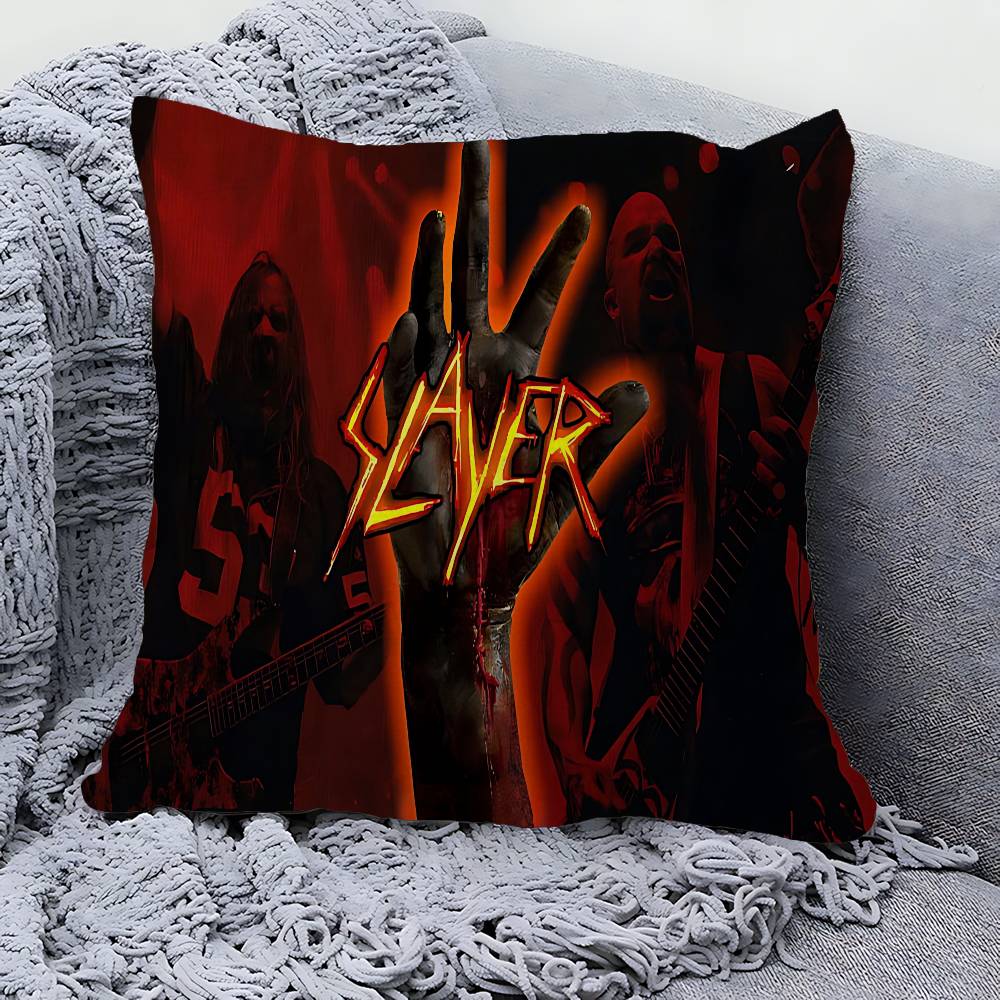 Slayer Heavy Metal Band Music Personalized Pillow Dust Cover Bedroom Kids Party Decoration Pillowcase Birthday Children Gift