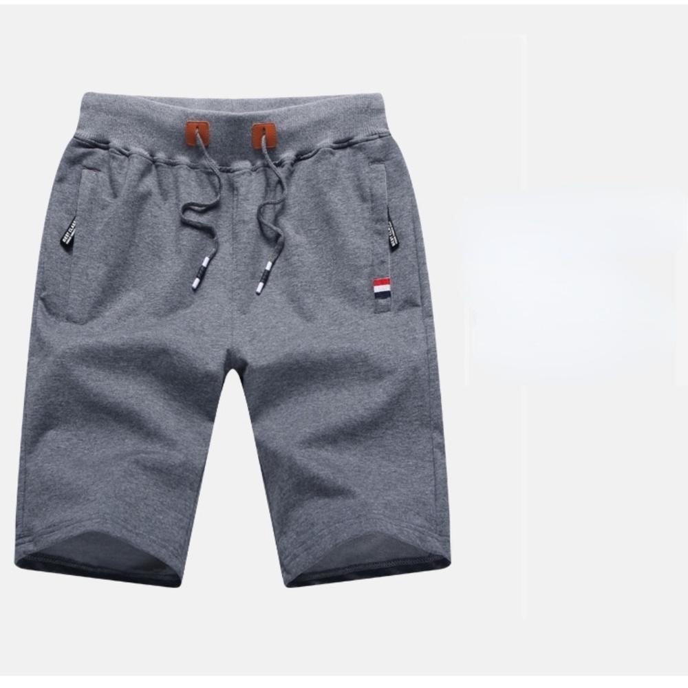 Pánské běžecké sportovní šortky Ležérní letní pas Elasticita Jednobarevné šortky Pánské kalhoty větší velikosti
