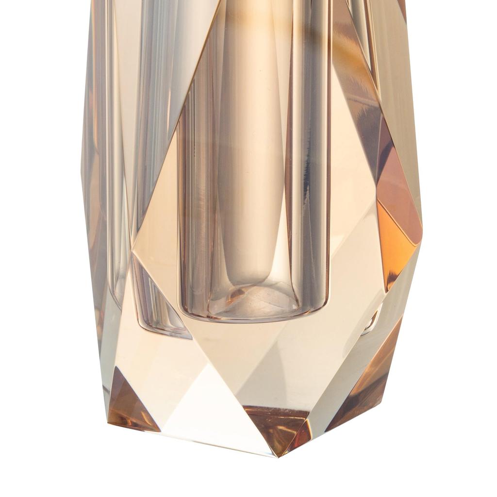 Francfranc Rua Flower Vase, Small, Brown, Glass, Interior Decor