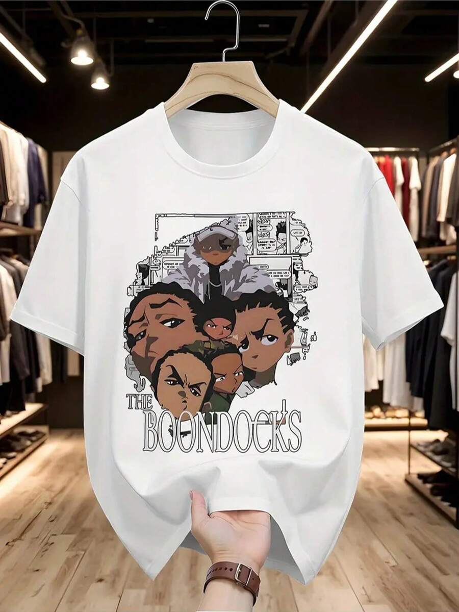 

The Boondocks Printed Premium Cotton T-Shirts For Unisex M