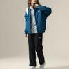 Reebok Comfortable Stylish Loose Fit Retro Color Block Jacket Unisex Jackets Legion-Blue 24FRM213UGBA