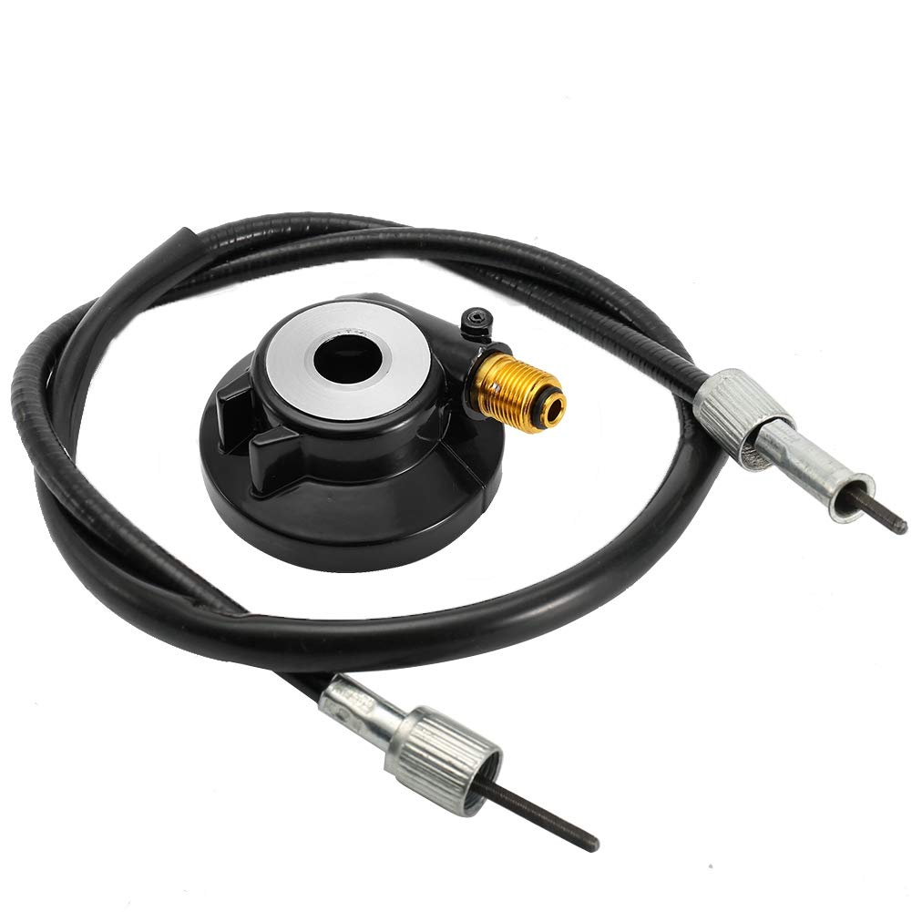 Drive Gear Scooter Drive Gear Speedometer Cable Gear PC + Aluminum Material Cable Length