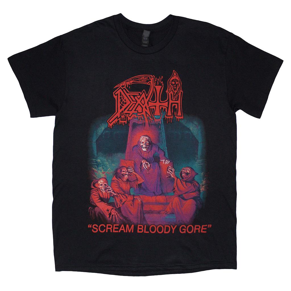 Death Unisex Adult Scream Bloody Gore T-Shirt