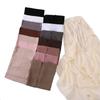 Einfarbiger Sofort-Chiffon-Hijab-Schal mit eingebauten Magneten Damen Chiffon-Schal Sommer