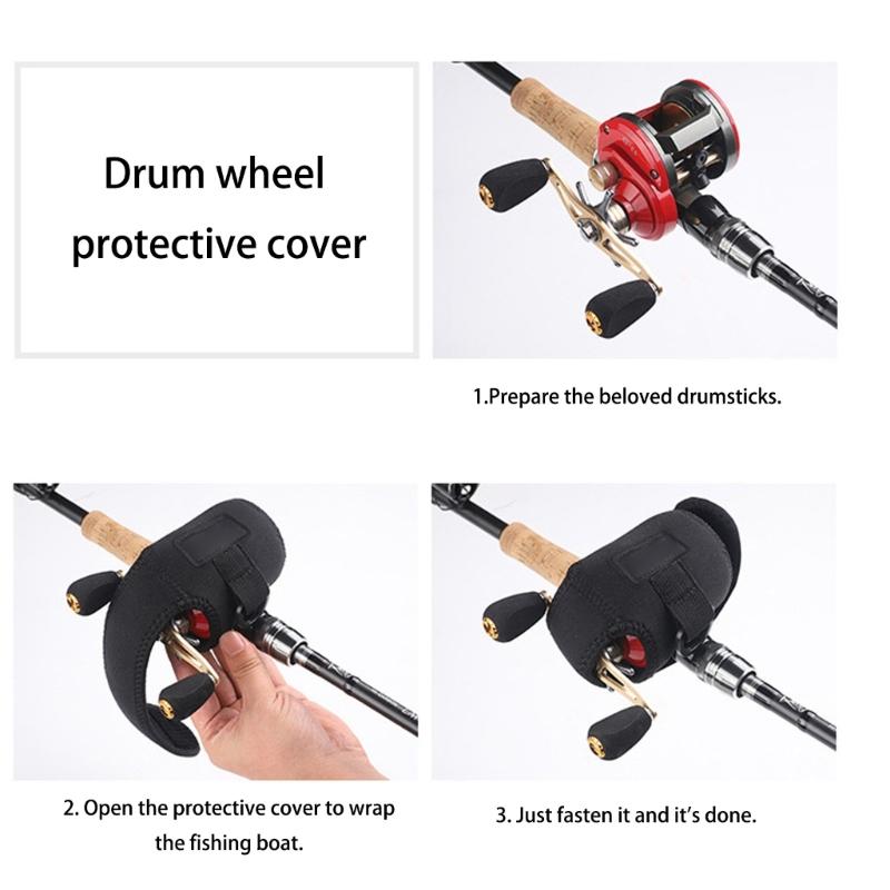 Casting Reel Bag Fishing Reel Storage Pouch Case Reel Protector Bag Reel Pouch Fishing Equipment Accessories