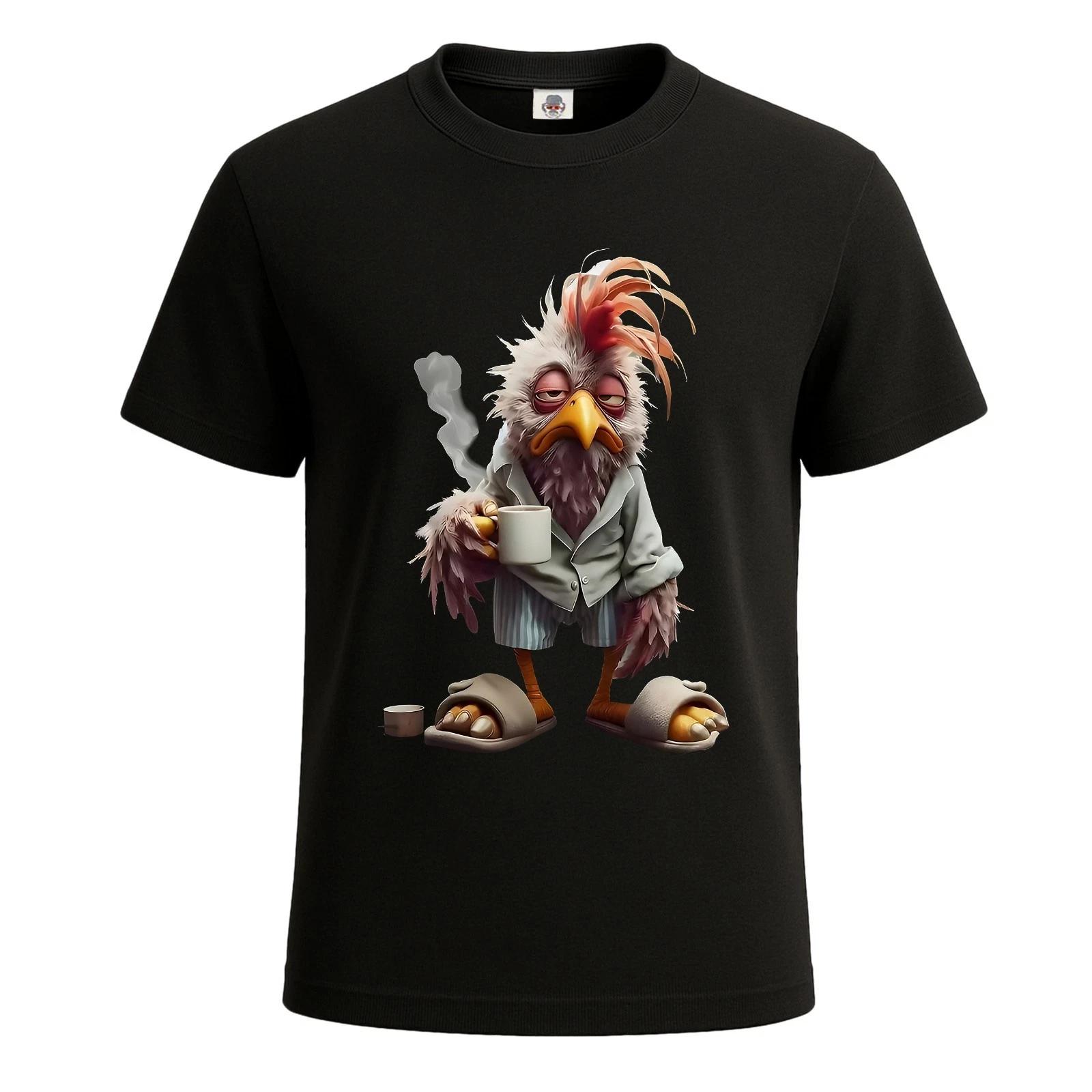 

HABO Herren Animal Chicken Print Gpraphic Mens T-Shirt Party Novelty Tee Top 3XL