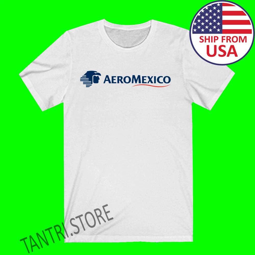 AeroMexico Airlines Men s White Size S to 3XL 2XL