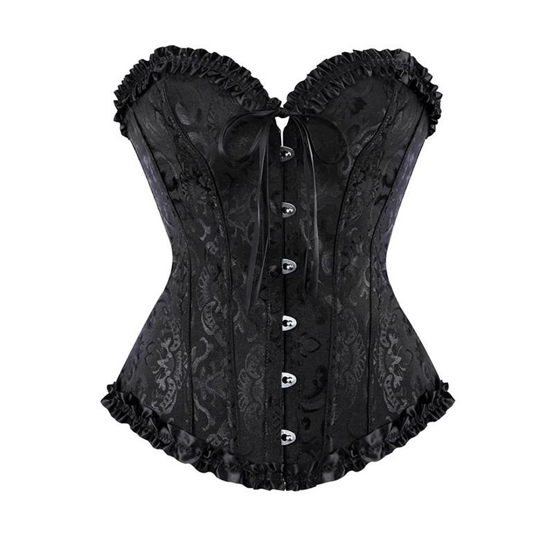 Vintage Retro Soudní Styl Šněrovací Stahovací Přiléhavý Korzet Bustier Tvarující Top Pro Ženy