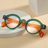Retro Round Spring Hinge Blue Light Blocking Reading Glasses Woman Mens Classic Presbyopia Reader Glasses Diopter +1.0 To +4.0
