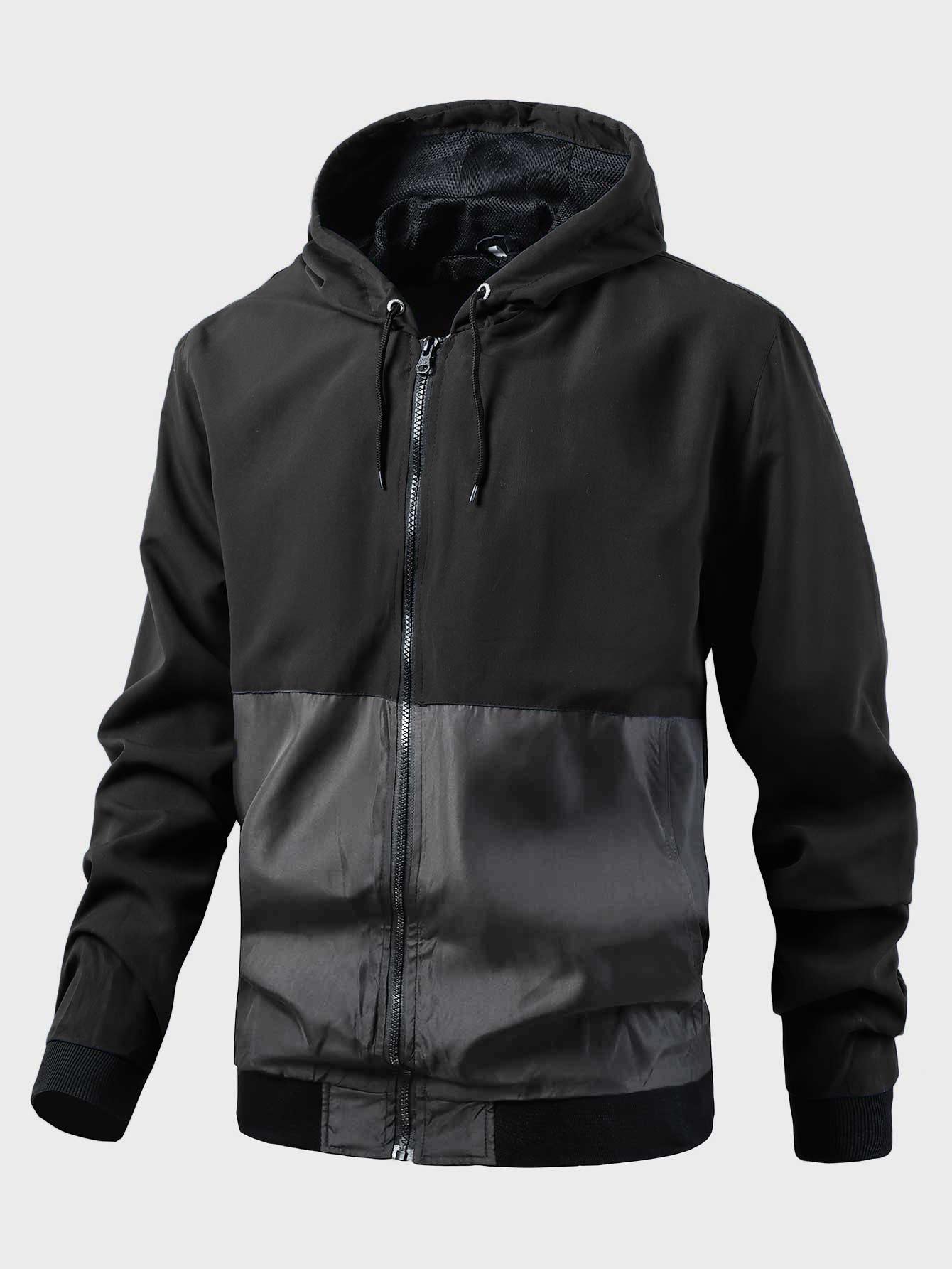 Men s Versatile Slim-Fit Hooded Cardigan - Casual Autumn/Winter Jacket XL