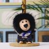 Plush Lion Keychain With Silicone Face Cute Animal Bag Charm For Kids And Teens