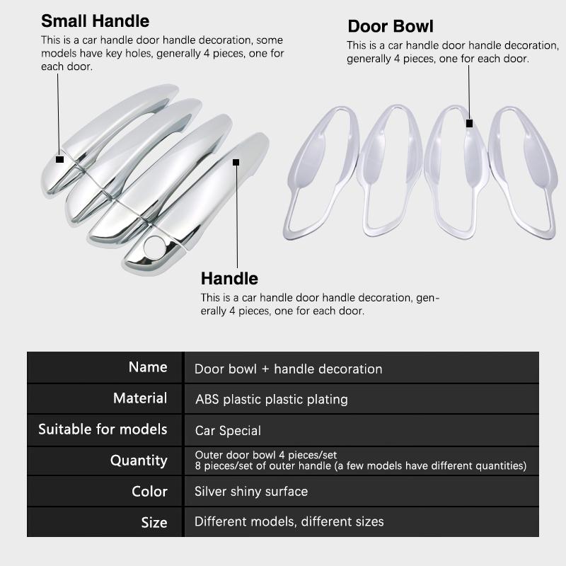 For Citroen DS5 DS 5 2012 2013 2014 2015 2016 2017 2018 Chrome Door Handle Cover Car Accessories Stickers Rustproof Catch