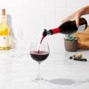 OXO Wine Stopper Pourer Breathing Stainless Dishwasher Safe & 2-in-1 Drip-proof, Oxidation-resistant, Function, Steel,