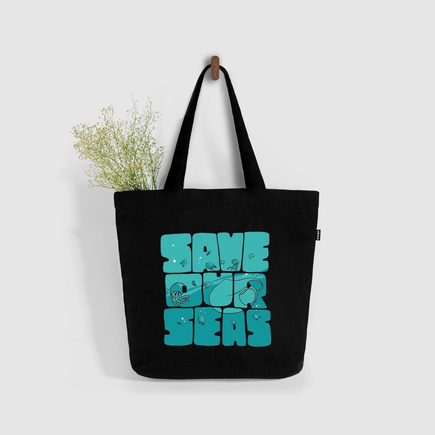 

Большая женская большая сумка на молнии, стильные хлопковые сумки, холщовые сумки для колледжа 17 x 14 x 4 in