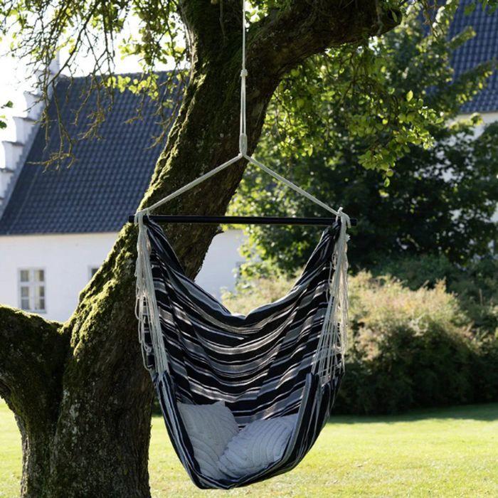 Lamia fauteuil suspendu extérieur gris,noir.