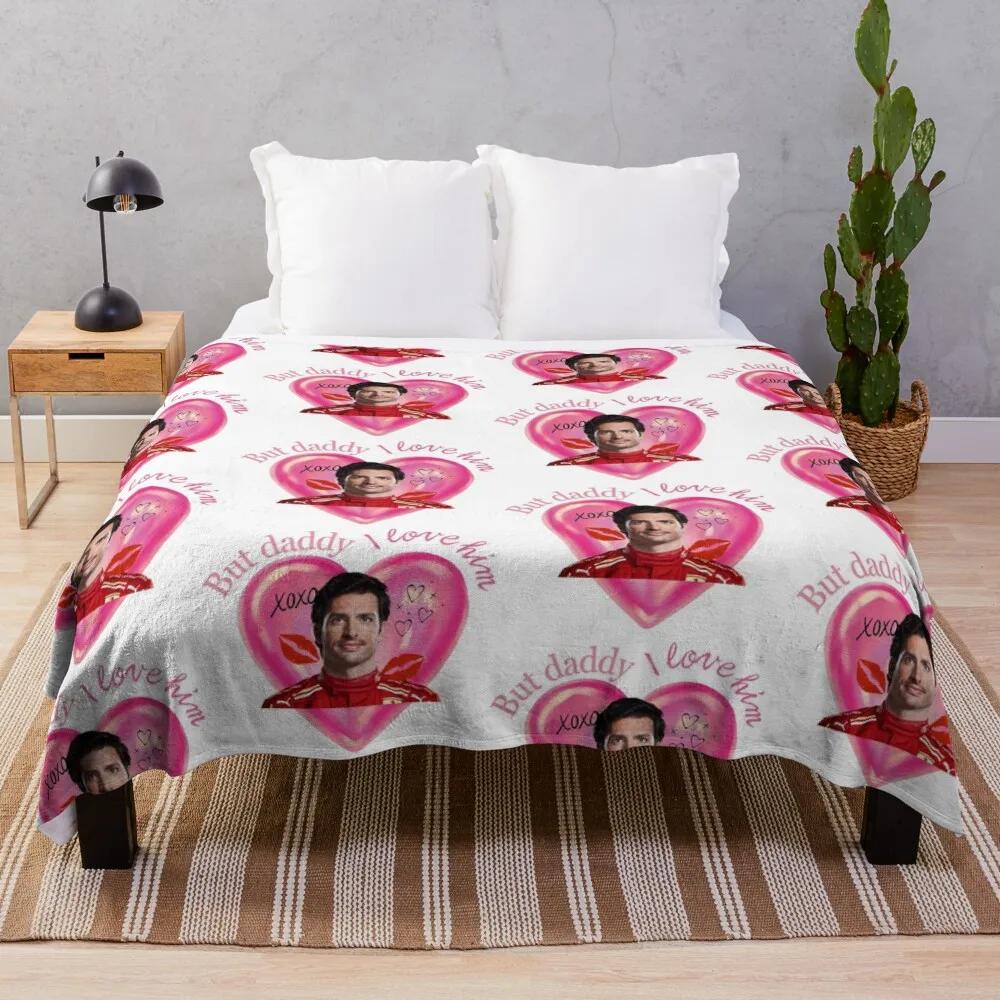 But daddy I love Carlos Sainz Throw Blanket Blankets Sofas Of Decoration Designers Decorative Sofas Blankets Size: 75*100cm, Weight: 230 GSM