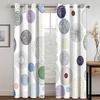 Fresh Series Curtain, Boys and Girls Gift, Bedroom and Living Room Home Decoration, Durable Machine Washable Curtain
