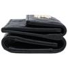 CHANEL AP3808 Matelassé Lambskin Pearl CC Logos Small Flap Wallet Tri-fold wallet (with Coin Pocket) Black/GDHardwareUsed