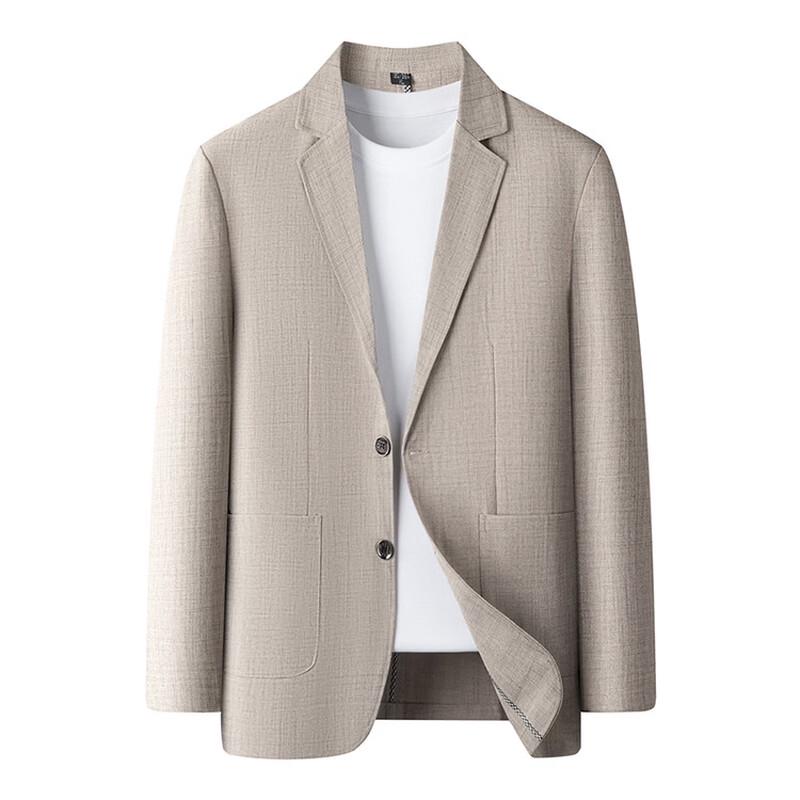 ROMON Men's Linen Blend Casual Blazer