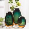 Meerlaagse Geverfde Glas-Gradiënt Vaas Hydroponische Bloempotten Bureau Decoratie Kunstbloemen Bloemenarrangement Vazen