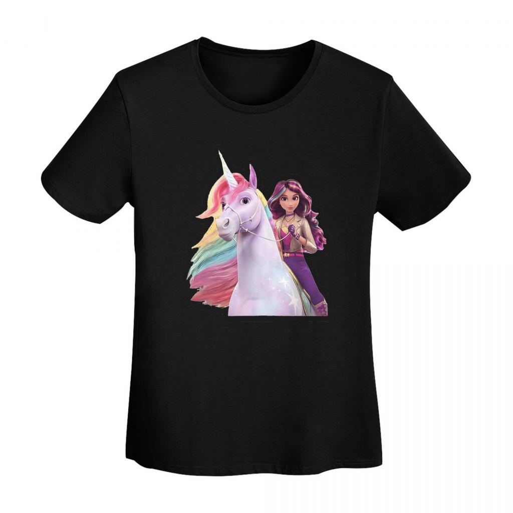 Unicorn Academy Sophia Wildstar TShirt Women Short Sleeve T Shirts ONeck Streetwear Cotton Summer Tees Streetwear
