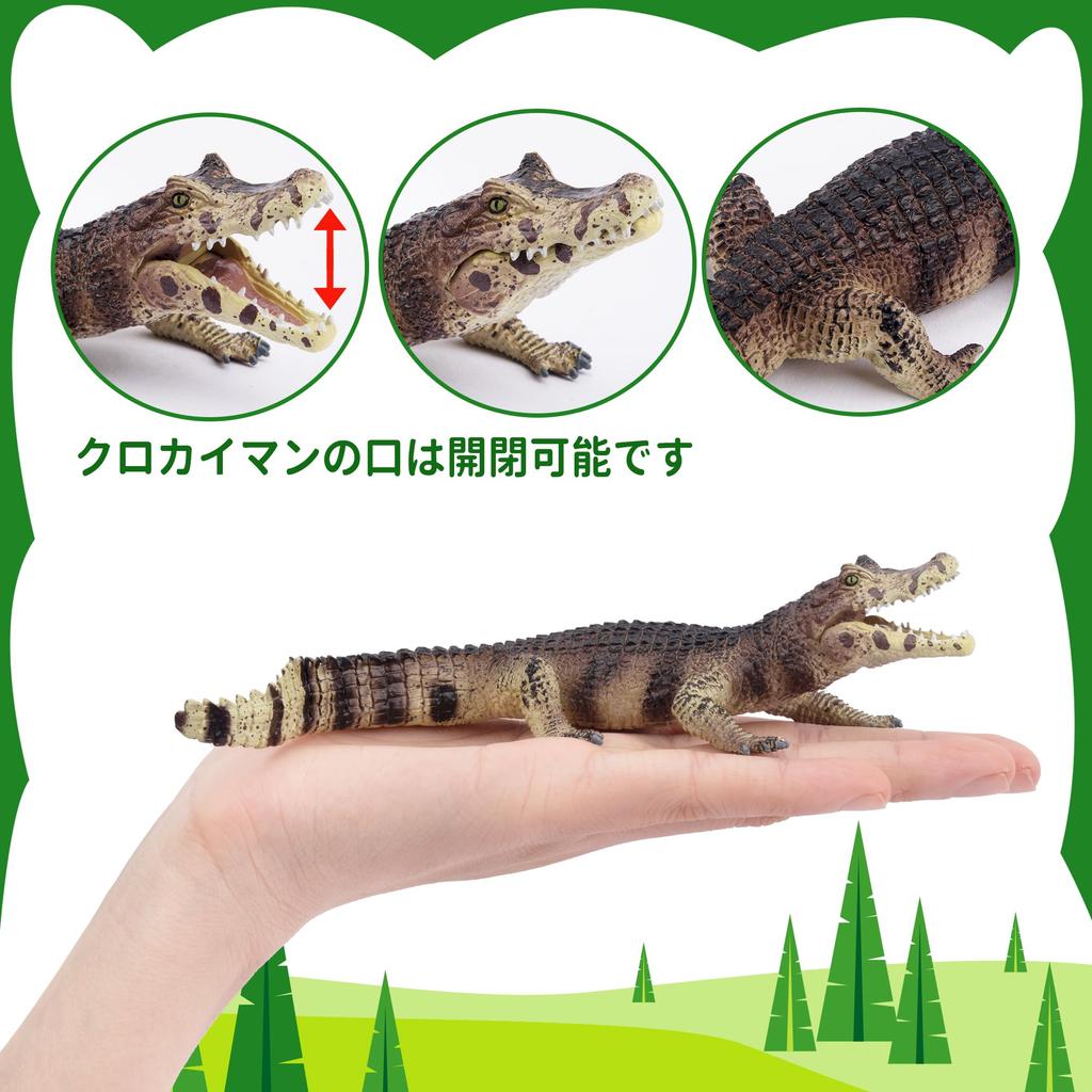 TOYMANY 12PCS Animal Figures Wild Animal Figure Set Realistic Animal Models Zoo Theme Popular Animals Toys Birthday Present Decoration Christmas New Y