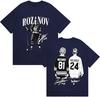 Movie Heated Rivalry Tshirt Retro Print Short Sleeve Loose Overshirt Hollander 24 Rozanov 81 Trendy TShirt