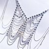 Rhinestone Bikini Breast Chain, Stylish Multi-Layer Crystal Breast Chain, Sexy Luxury Rhinestone Body Chain Accessories