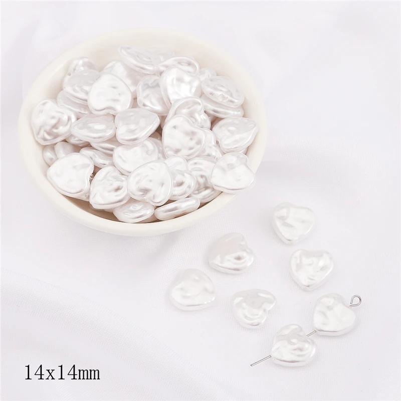 Irregular ABS Imitation Pearls Beads Acrylic Loose Beads for Jewelry Making DIY Necklace Earrings Hairclip Bracelet Necklace