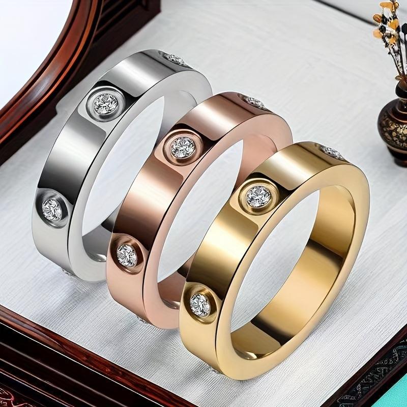 Damen Nischen High-End Damen Koreanischer Stil Einfacher Leichter Luxus Ring