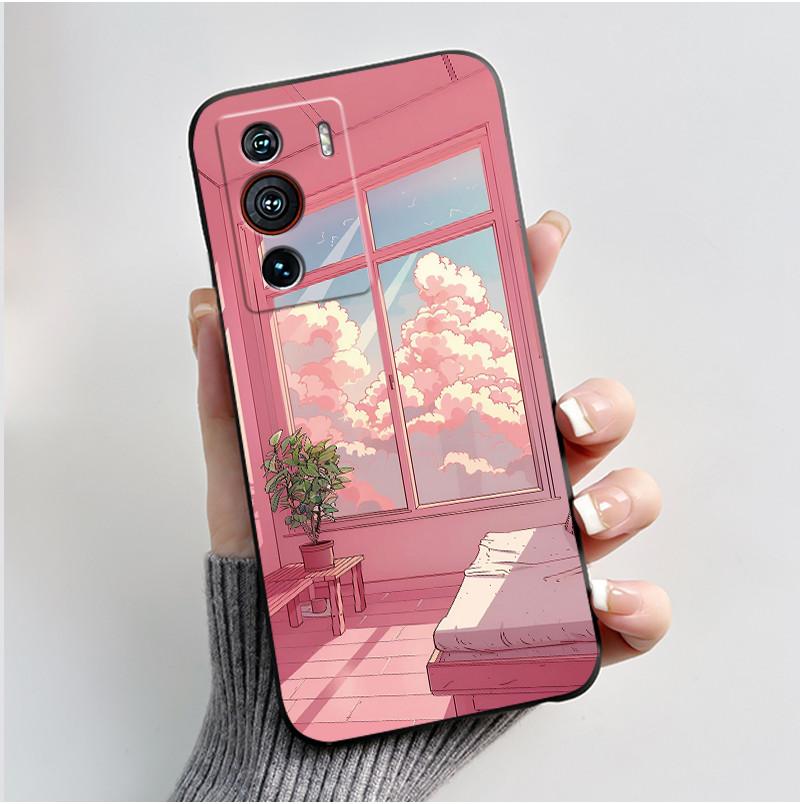 Casing For ZTE Nubia Z40 Pro Case Aesthetic Luxury Cute Cool Boys Girls Cover Black Matte Soft TPU Silicon Shockproof Phone Case