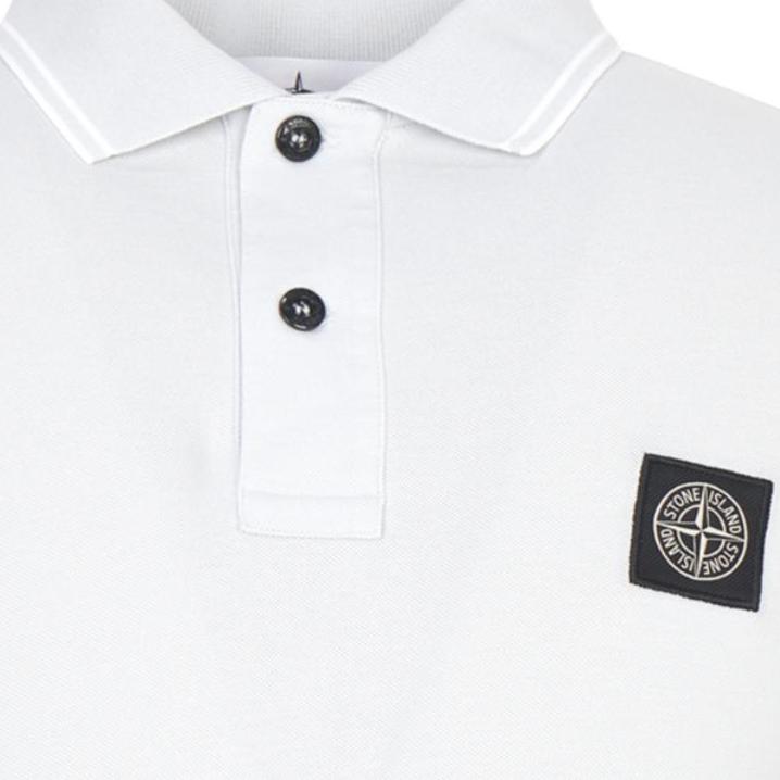 Stone Island Striped Badge Short Sleeve Polo Shirt Men tops L1S152200010S0018-V0041