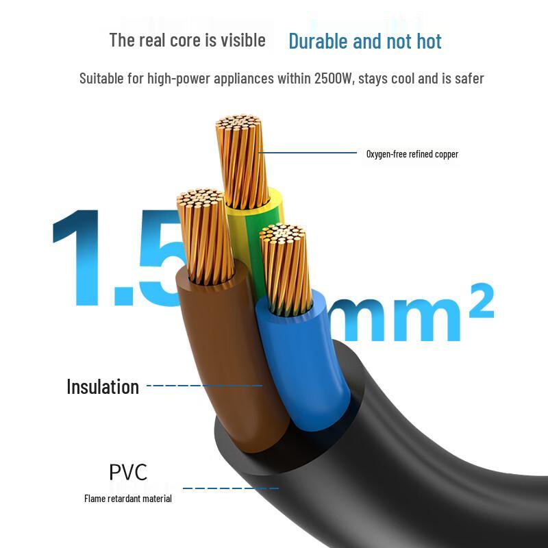 TOWE C14/C19 PDU Server Power Extension Cable