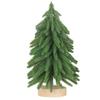 Mini Desktop Christmas Tree with Wooden Base Artificial Xmas Tree Tabletop Decor Realistic Scene Layout Prop Festival Decoration